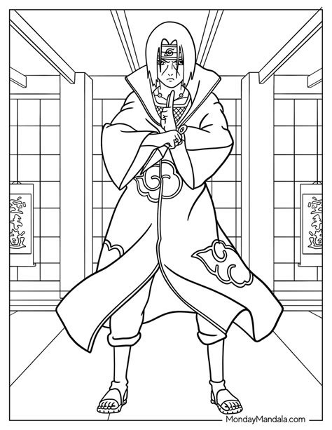 Itachi Coloring Pages (Free PDF Printables)